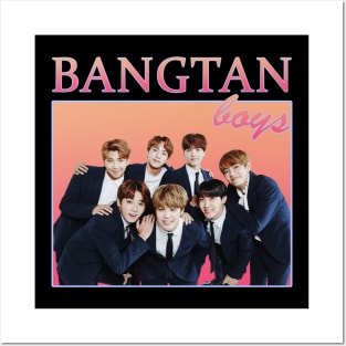 BTS - vintage retro 90s style Posters and Art